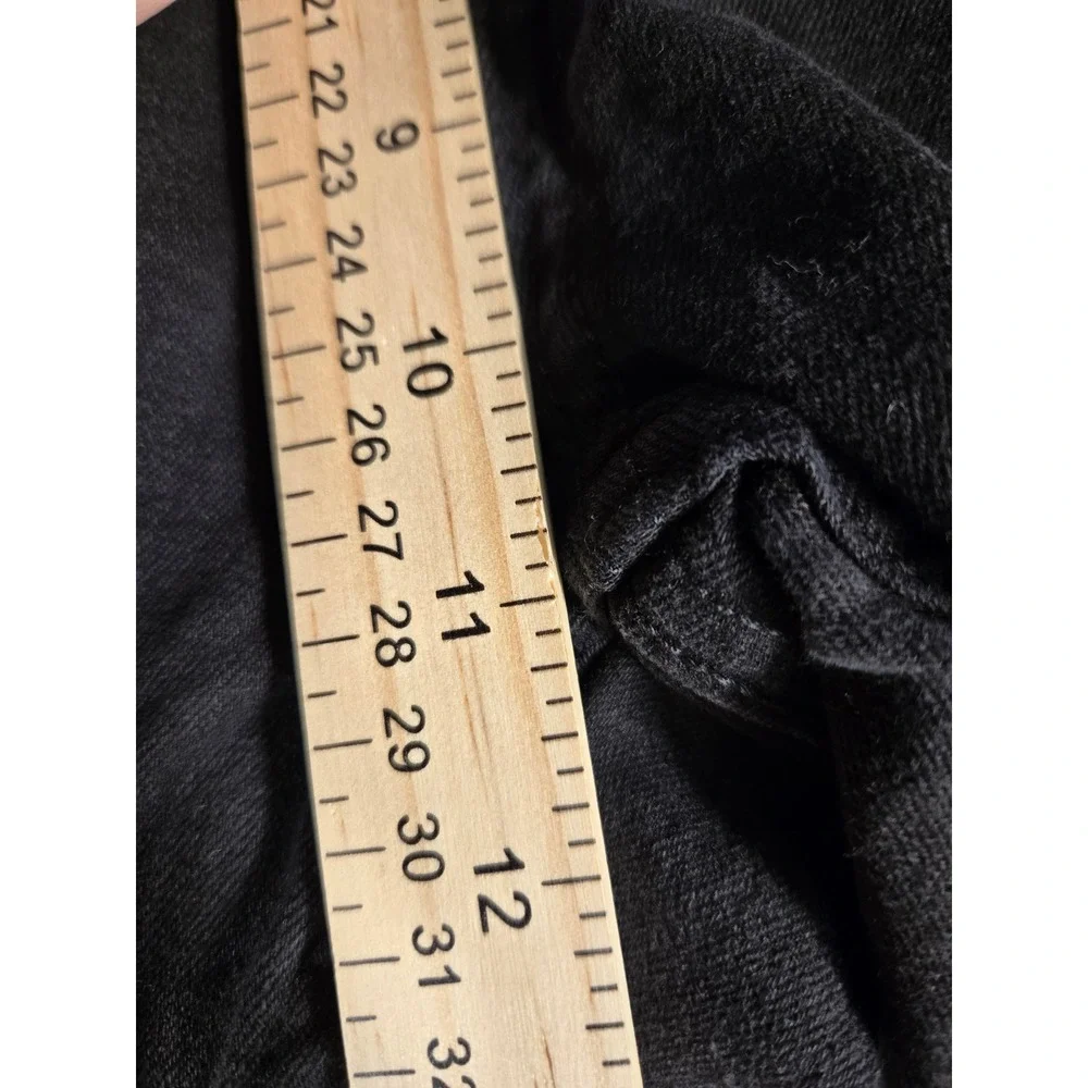 DKNY Jeans Mens 38x34 Black Rinse Straight Fit Stretch Denim Pants 1529147 2 Prs